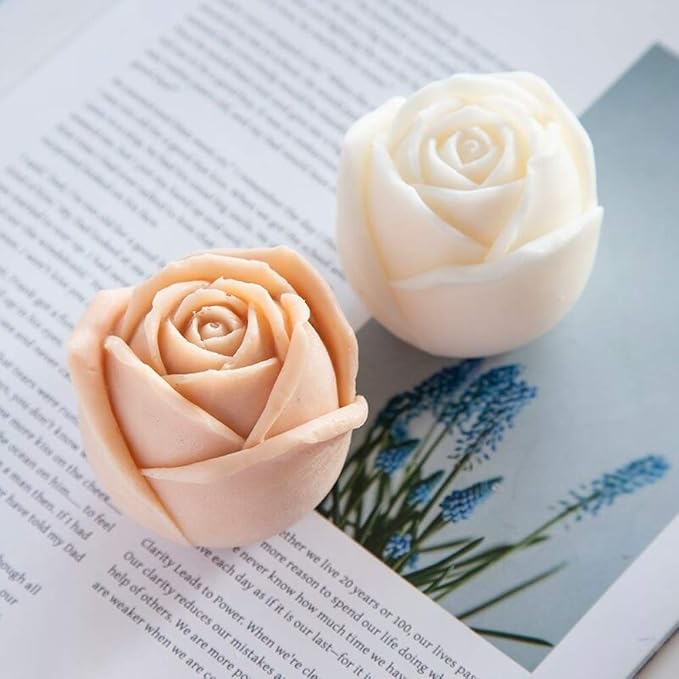 Molde de silicona para pasteles forma rosa multifuncional miniatura 5