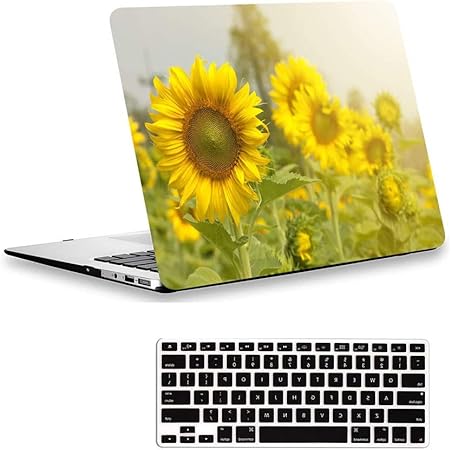 sunflower macbook case