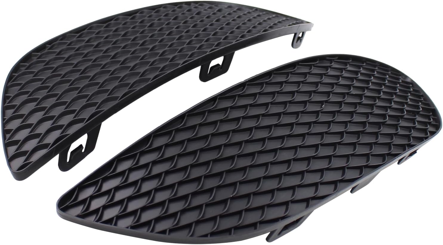 2Pcs Front Driver and Passenger Side Fog Light Cover Grille for Mercedes-Benz C300 2015-2018 2.0L - Image 2