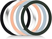 Vista 11 de COJOC 5 piezas para anillo adaptador magnético universal, adhesivo magnético compatible con accesorios de carga inalámbrica Magsafe para iPhone