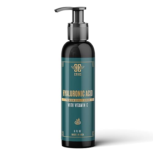 Suero de ácido hialurónico infundido con vitamina C y E, potente suero de corrección de pigmentos, 6 onzas, fabricado en Estados Unidos