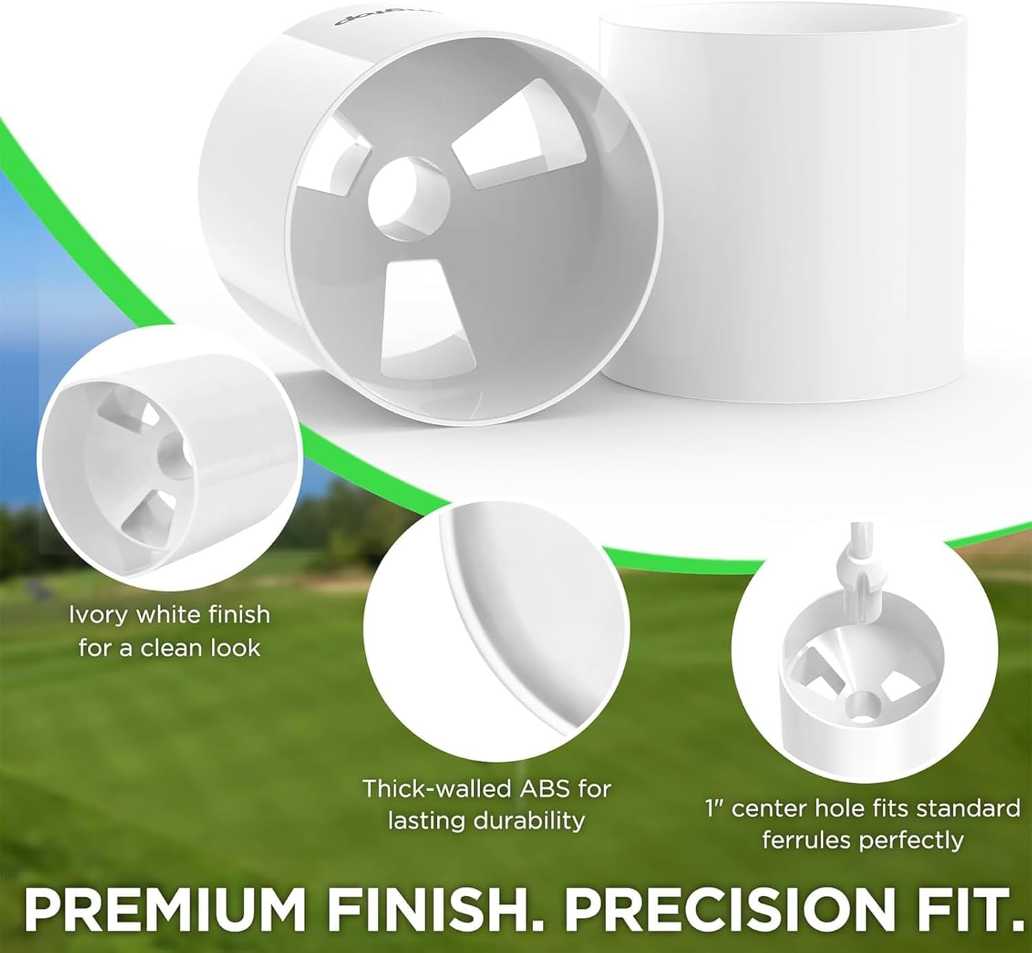 Golf Putting Cup, 4-Inch & 6-Inch Practice Hole for Indoor/Outdoor Training - Portable Putting Green Accessory, Ideal Golf Gift