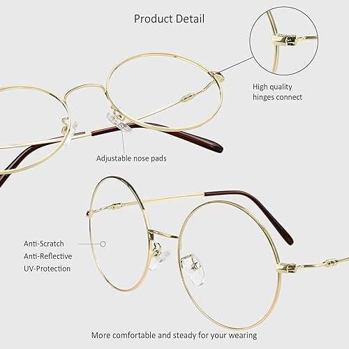 Vista 45 de LifeArt Lentes de bloqueo de luz azul, antifatiga ocular, anteojos de lectura para computadora, anteojos de TV para mujeres y hombres, antirreflejos