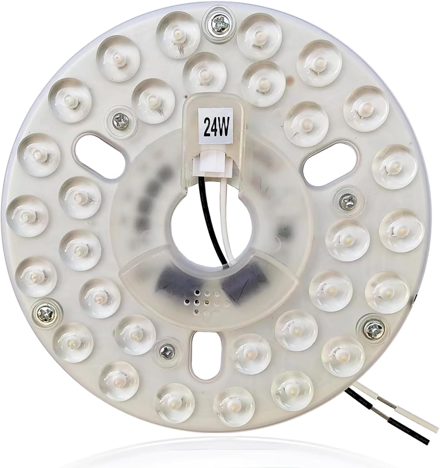 24W 5.3" Ceiling Fan Light Kit Replacement,Retrofit LED Light Engine Disc Board Panel Bulb for Flush Mount Ceiling Light,3 CCT Dimmable