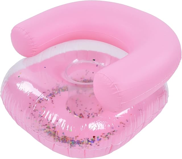 Sdfafrreg Kids Swim Chair, Load Bearing 80kg Environmentally Friendly PVC Inflatable Sofa For Indoor And Outdoor 3-10 Years, Pink, SdfafrregA8pWpHsw