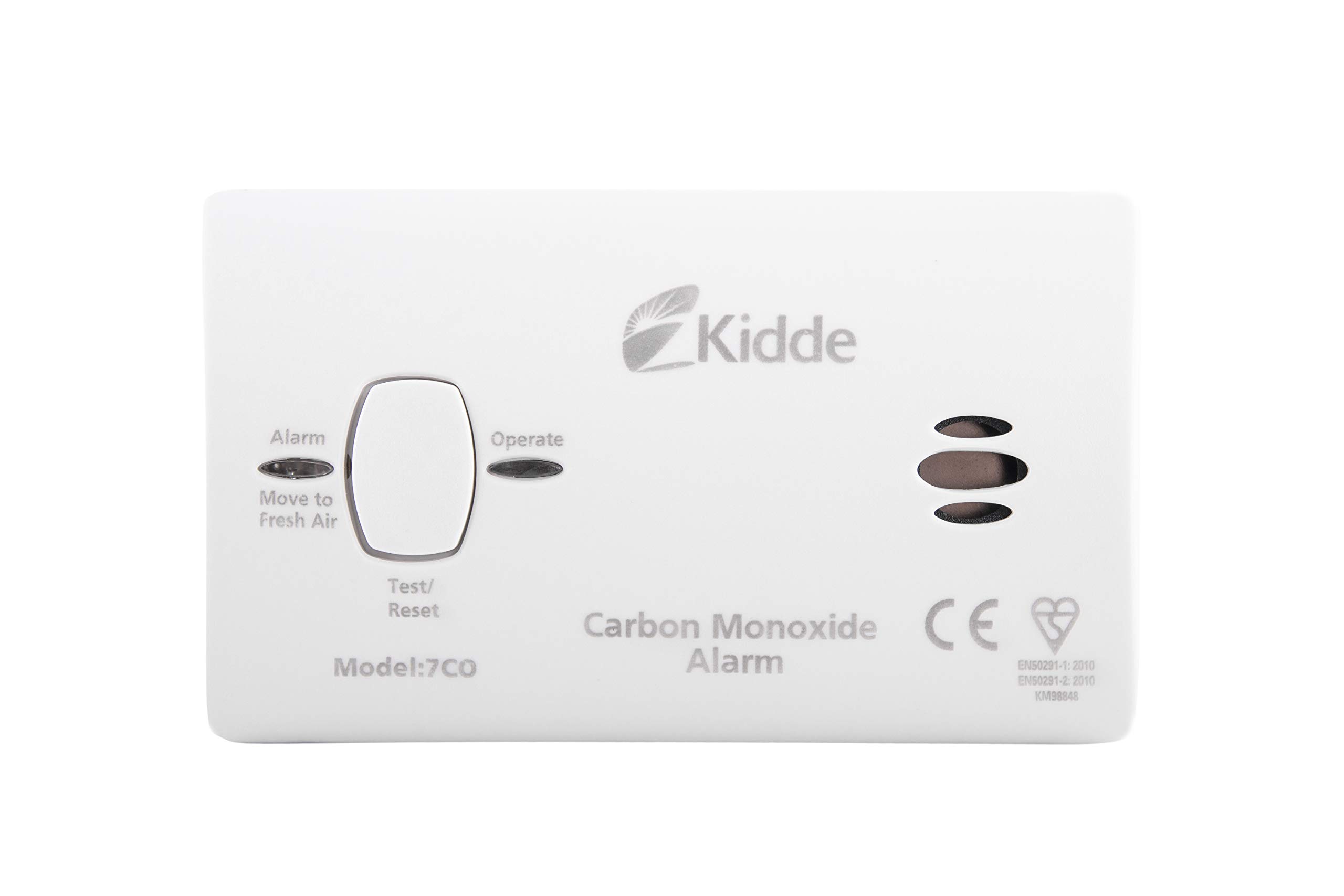 Kidde 7COC Carbon Monoxide Alarm Detector Continuous Monitoring Electrochemical Sensor (10 Year Sensor & Warranty)