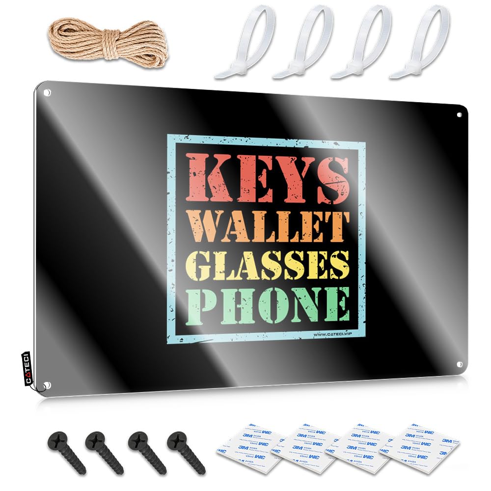 MWFKKADDB Room Accessories For Teen Boys Keys Wallet Phone Glasses Tin Sign Funny Alcohol Signs Signs For Man Cave(30X40CM)