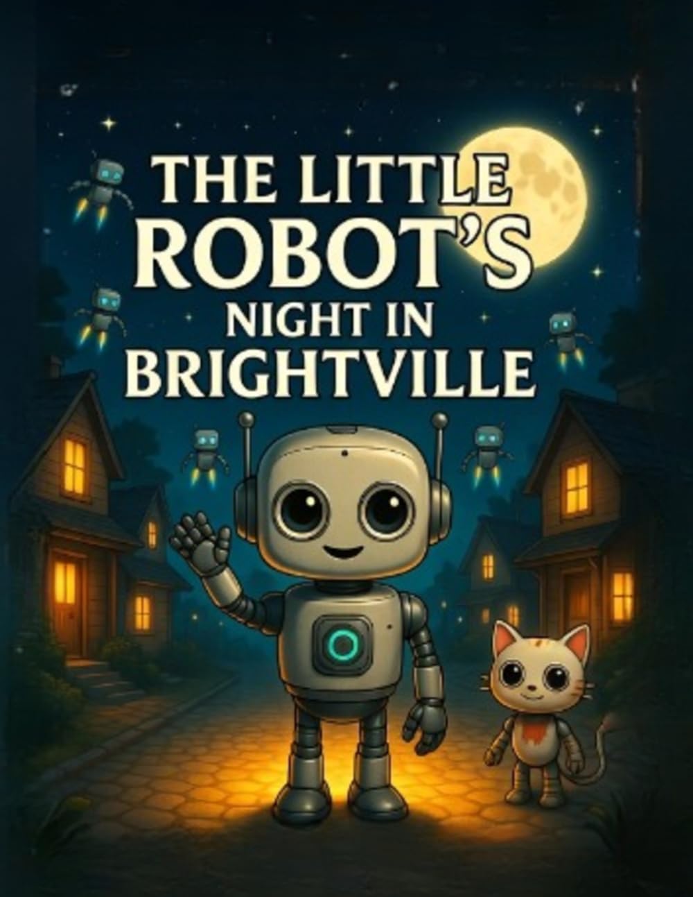 The Little Robot’s Night in Brightville: A Heartwarming Bedtime Adventure of Friendship, Curiosity, and Glowing Dreams (The Digital Soul: Bedtime Stories for Future Kids)
