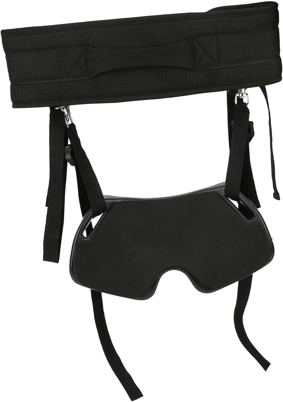 Adjustable Fishing Rod Fighting Belt with Waist Rod Support Holder High Strength Stainless Steel Buckle and 8mm Sponge Pad for Comfort Suitable for Waist