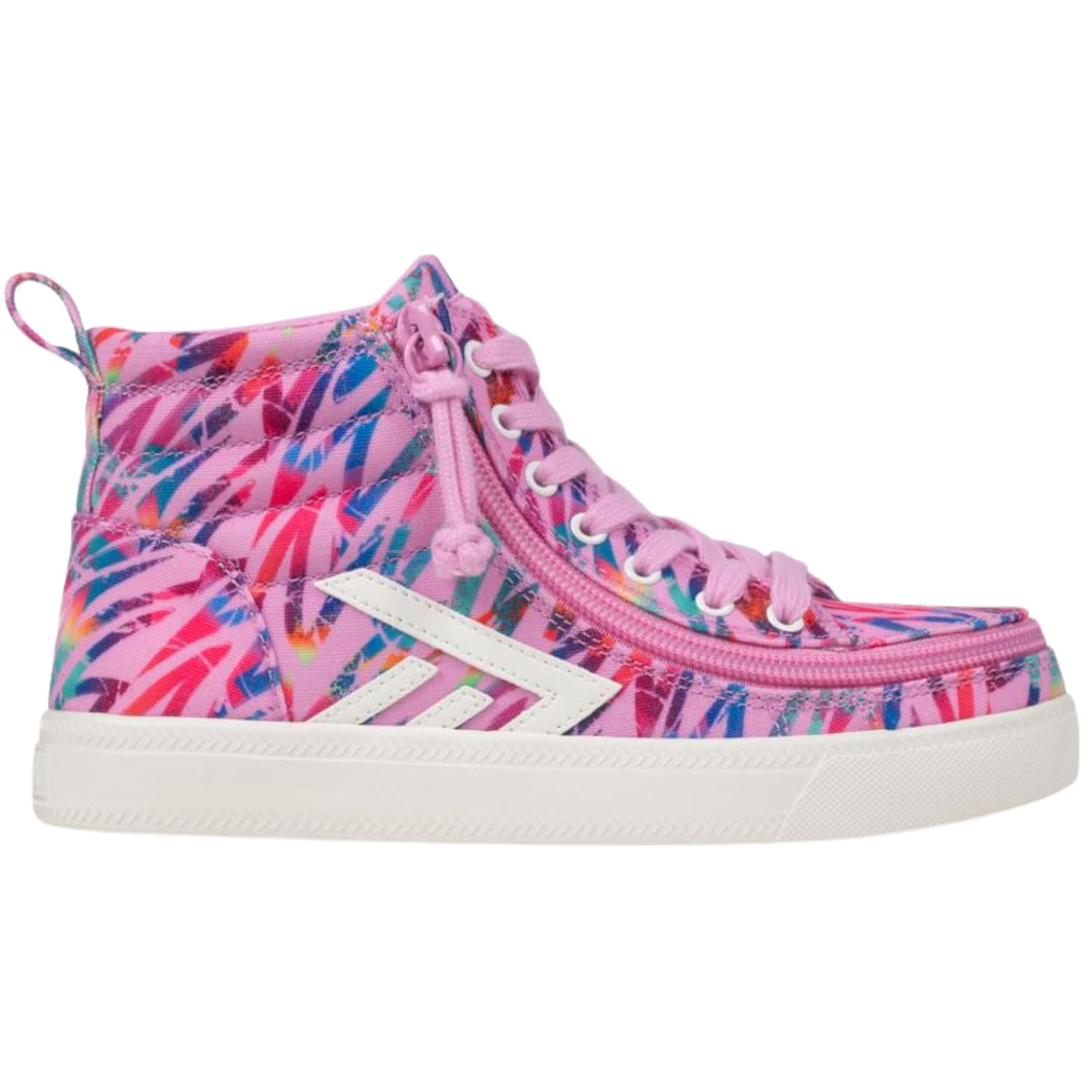 Billy CS High Tops - Pink Neon Ziggy Adaptive Shoes
