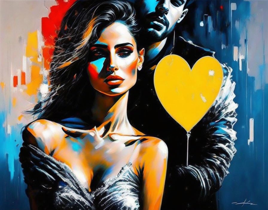 Affiche pop art 58x90cm Love Is the Soul's Light SERENDIPITP