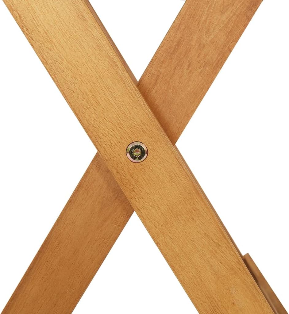 Folding Patio Table,Outdoor Dining Table,Porch Side Table,Garden Table,Weather Resistant,Garden Table for Picnic Camping Porch Deck Lawn Backyard, 35.4"x35.4"x29.5" Solid Acacia Wood