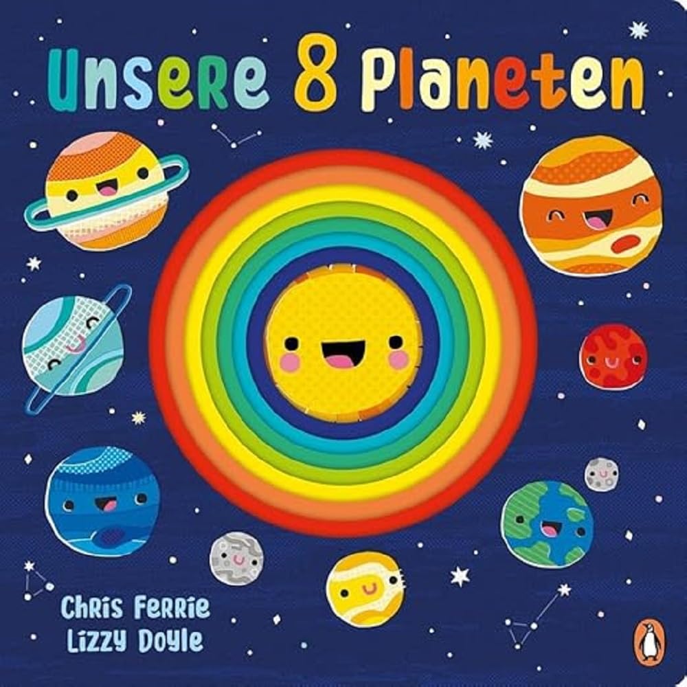 Unsere 8 Planeten: Pappbilderbuch mit Stanzung ab 3 Jahren