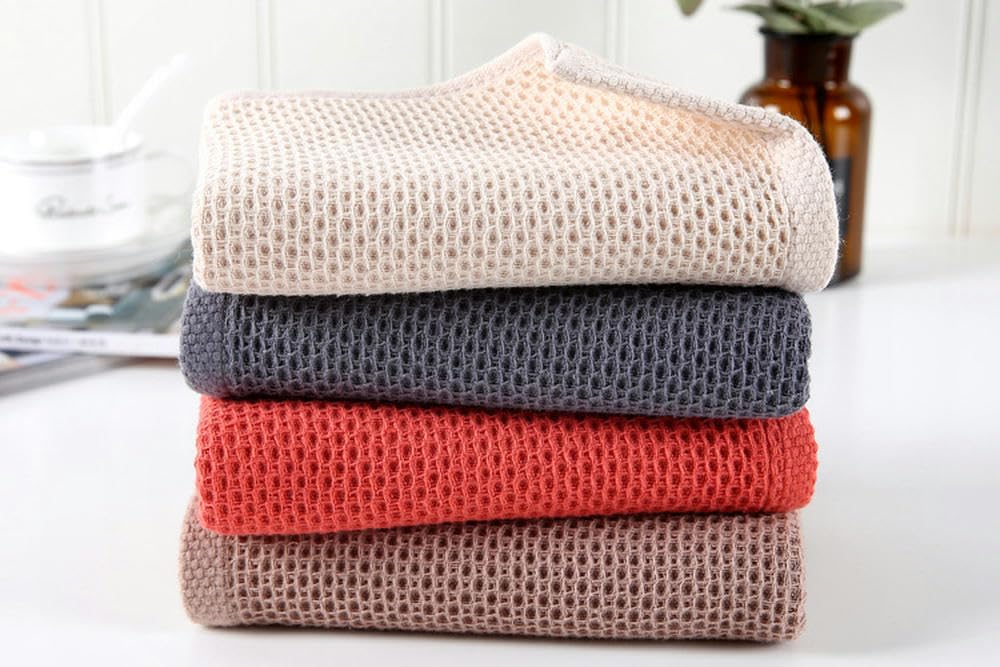 Serviette pour le visage en gaze de coton lot de 4 pour votre routine beauté quotidienne