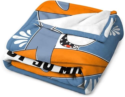 Miniatura 3 de Divertida manta de tiburón, regalos para niñas y hombres, manta de surf de tiburón para sofá, cama, forro polar de franela suave y cálida para niños