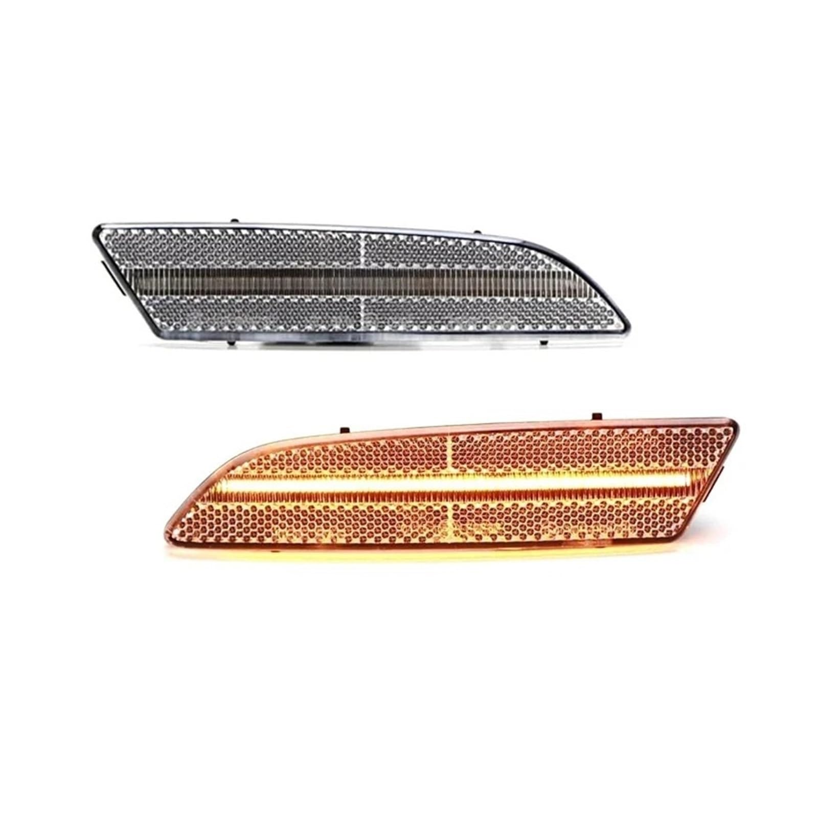 Luce Segnale Svolta 2 Pezzi Ambra Giallo Anteriore Luci Posizione LED Paraurti Anteriore Gruppo Lampada Indicatore Direzione 12V T10 Per Chrysler Per Crossfire 2004-2008 Lampada Specchietto Retrovis