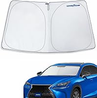 Vista 47 de Goodyear Parasol plegable para parabrisas Ford Edge 2015-2024, accesorios de automóvil, cubierta de parasol, parasol para parabrisas de automóvil