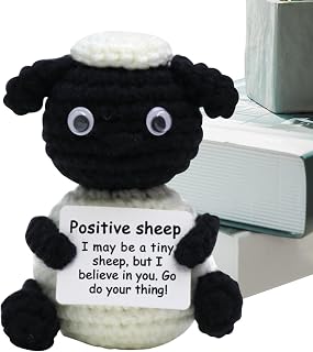Crocheted Animals Inspirational Small Handmade Knitted Animals | Cute Home Decor for Bedroom Living Room Window Bookshelves Desk Office Kids Adults Students Coworkers