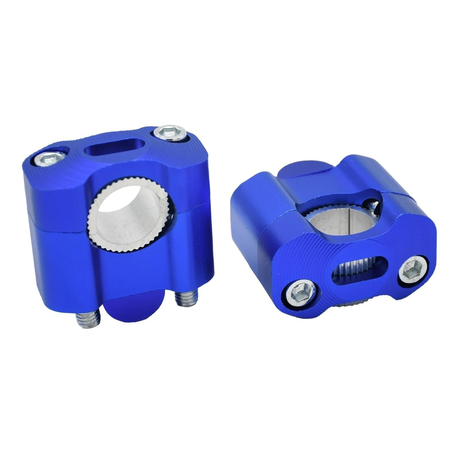 Hdhcscagh Blue Motorcycle 22 Mm 28 Mm Handlebar Clamp Handlebar Risers Adapter Universal Bar Clamps Handlebar Clamps Risers(,28 Mm)