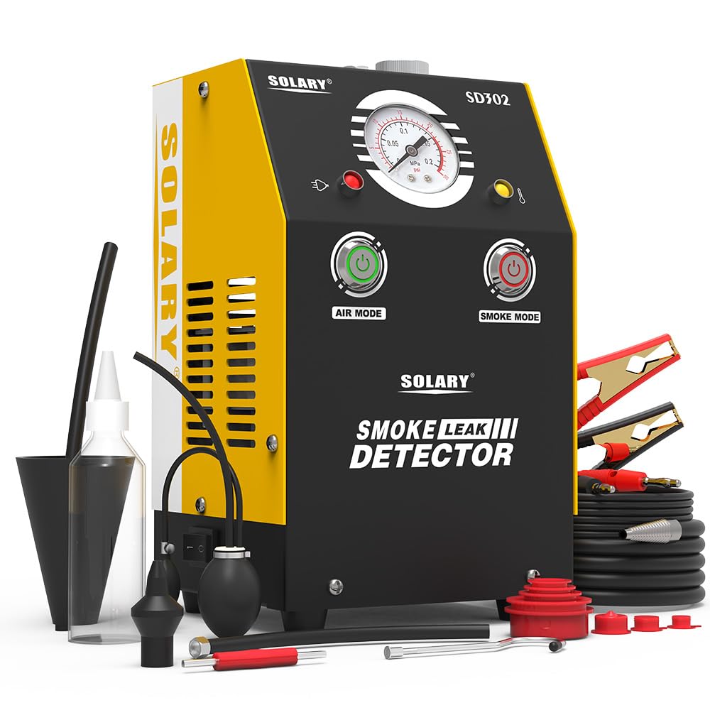 Solary Smoke Machine for Car - DC 12V EVAP Automotive Smoke Tester for Vacuum Leaks