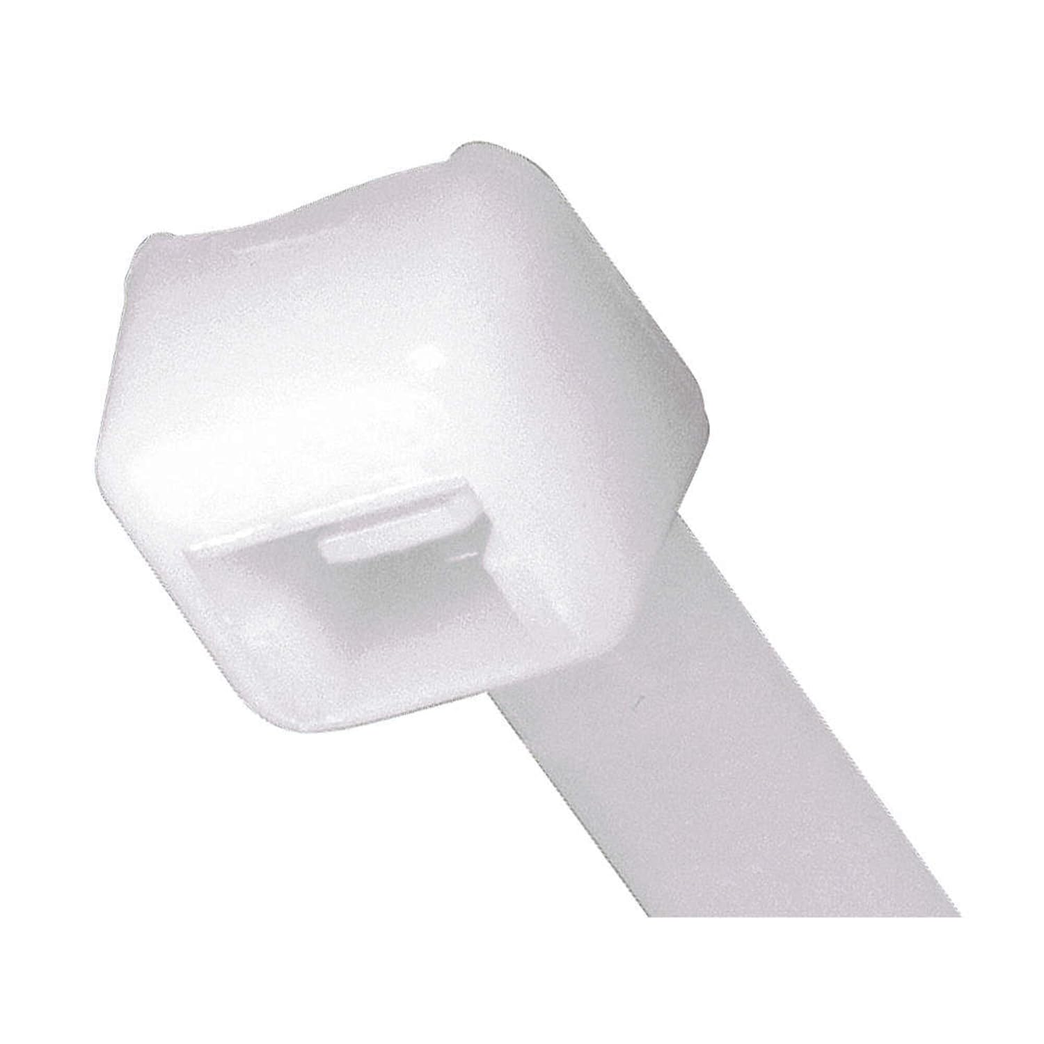 Panduit PLT2S-M Cable Tie, Standard, Nylon 6.6, 7.4-Inch Length, Natural (1,000-Pack)