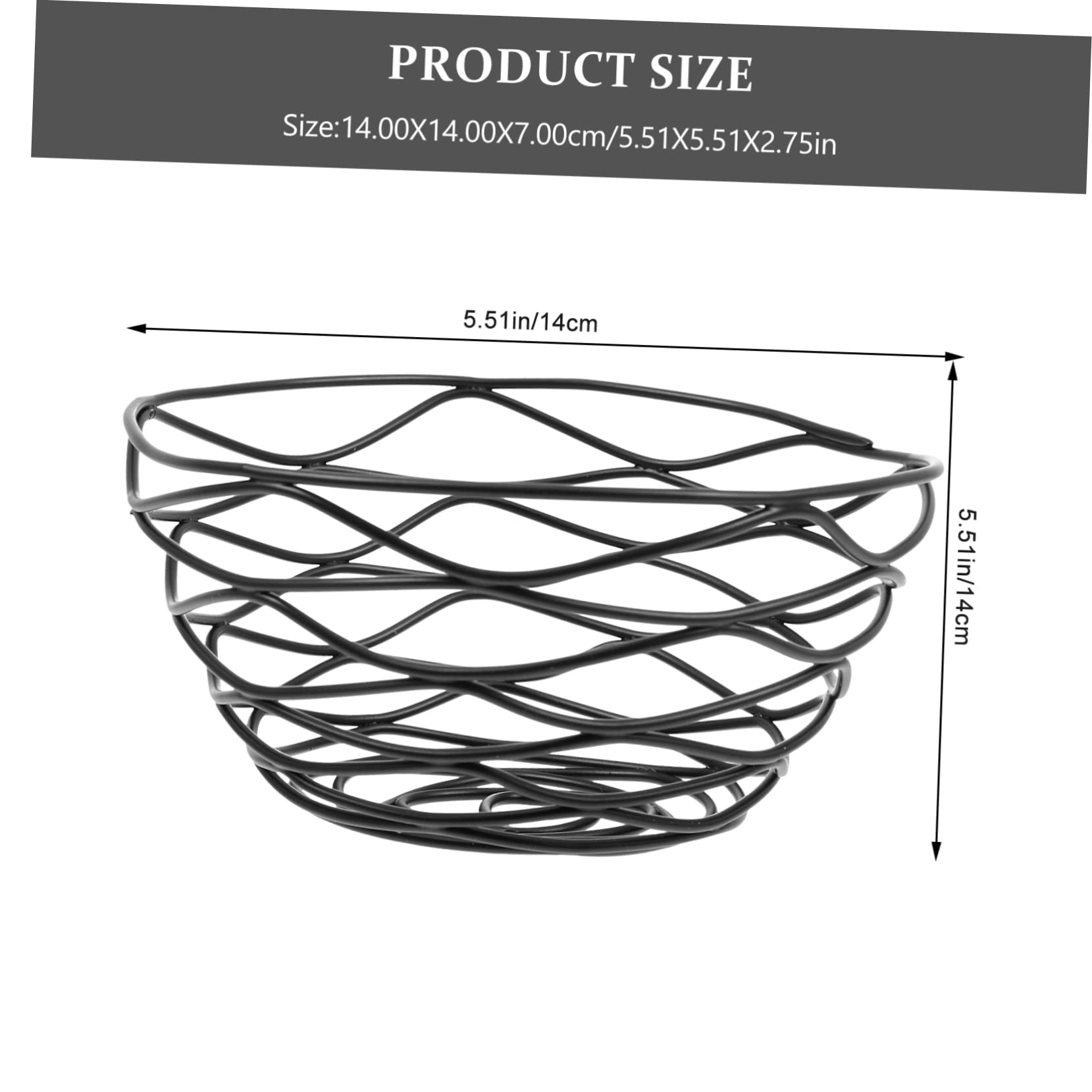 Cabilock Hollow out Snack Basket Metal French Fry Holder Fried Chicken Basket Stylish Design for Restaurants Home Use Space Saving Snack Serving