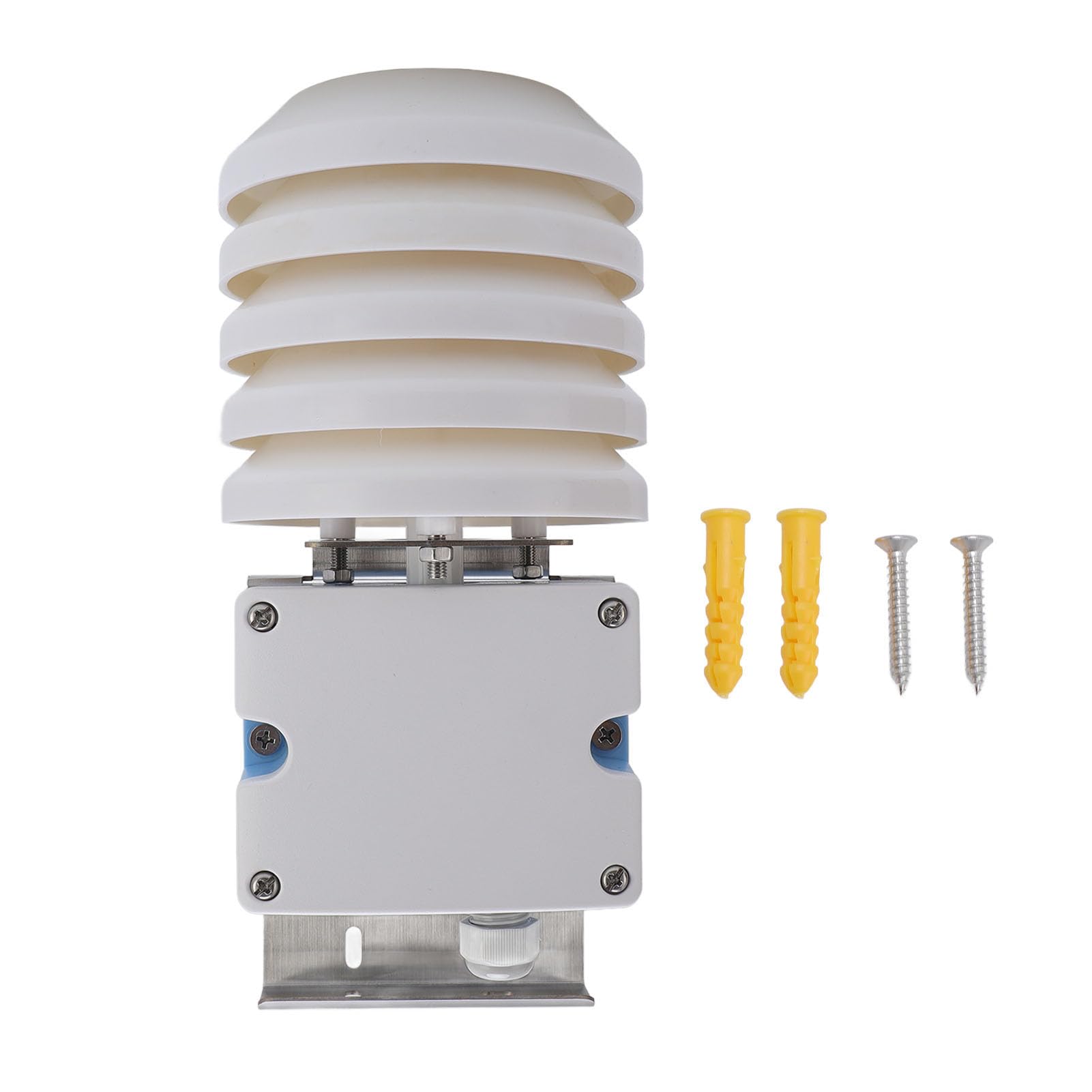Bewinner Sensore di umidità della Temperatura con Scatola a Feritoia IP65, Trasmettitore di umidità della Temperatura Esterna con Ampio Intervallo 0-100% RH, -20-60 ℃, Uscita Digitale Ad Alta
