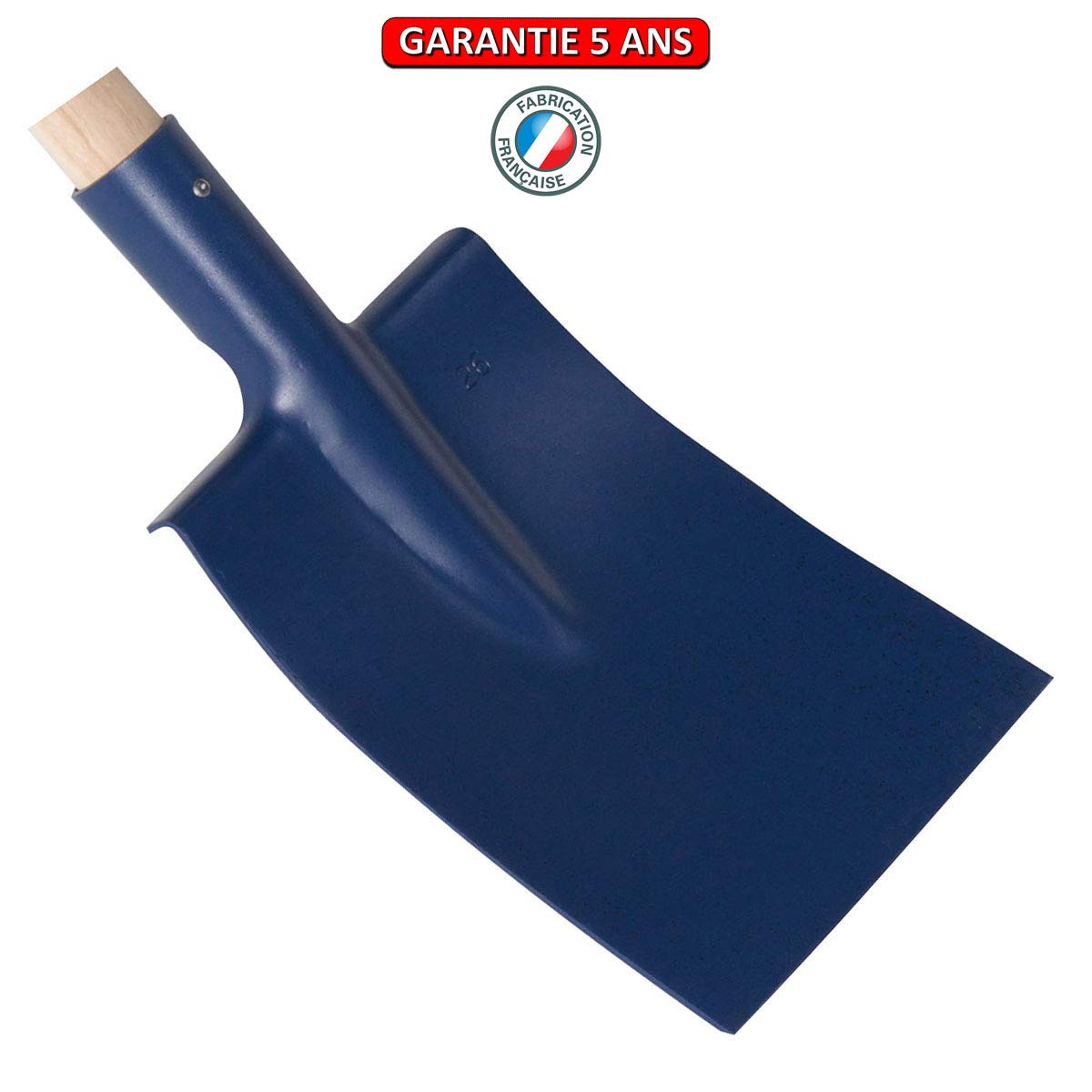 Outils Perrin Nantes Bêche Régionale Finition Peinte sans Manche, 28cm Largeur