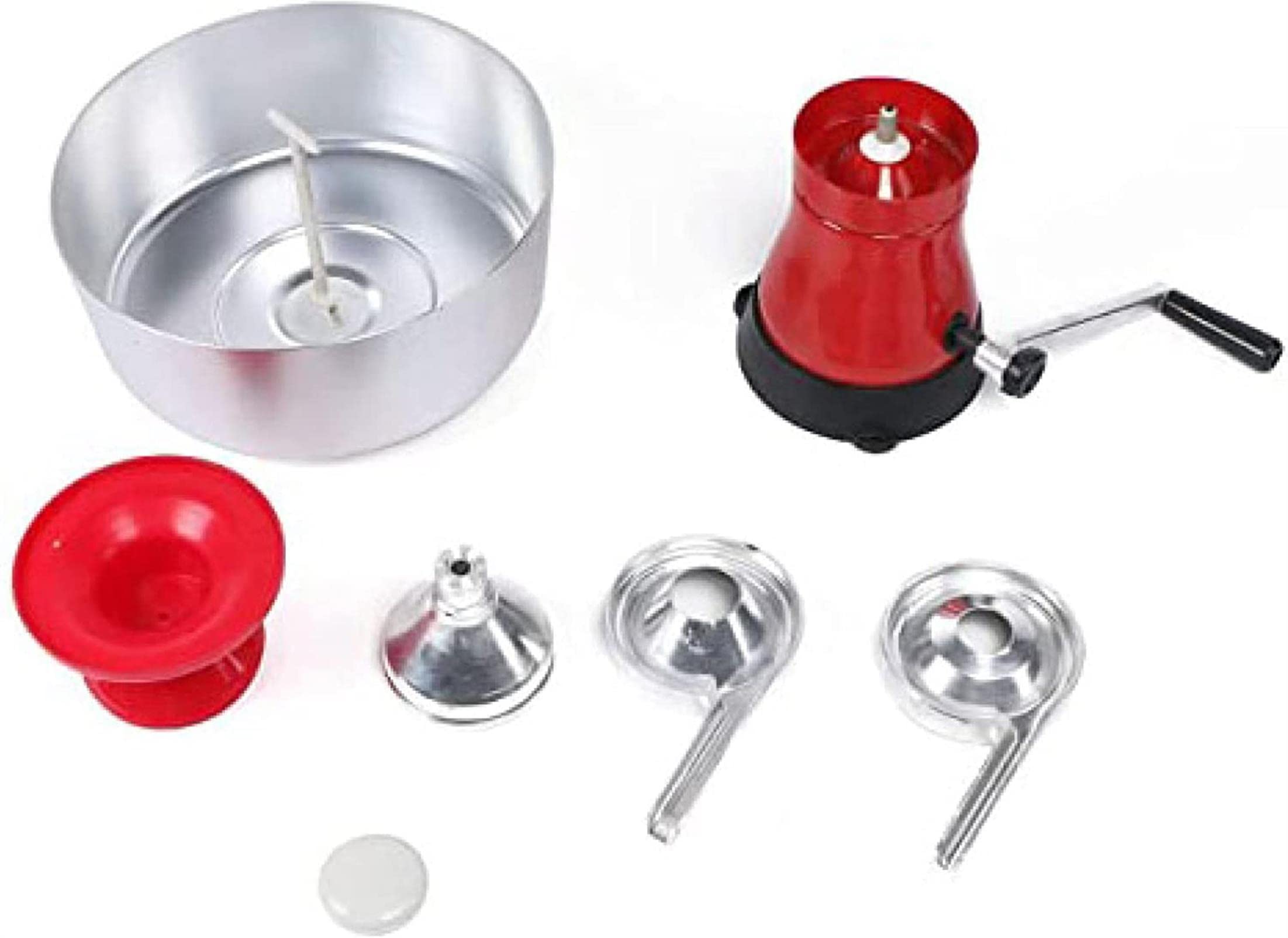 Separador manual de nata/Centrífuga de cocina/Máquina desgrasadora para convertir leche cruda o entera en nata y leche desnatada para leche de oveja, leche de cabra u otros productos lácteos