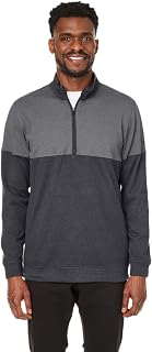Puma Golf 2020 Men's Cloudspun 1/4 Zip, Black-Quiet Shade, Small