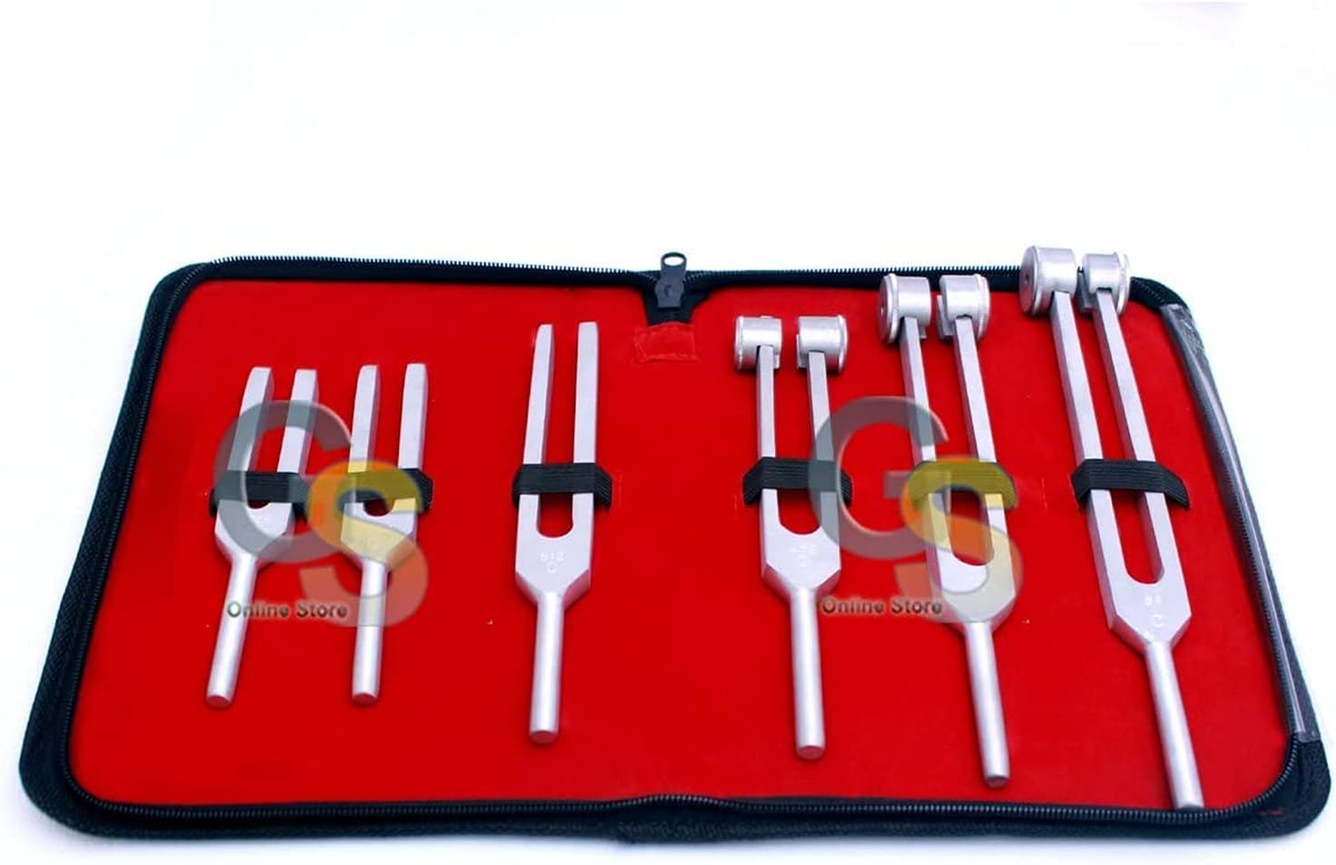 Set of 6 Frequencies Tuning Forks G.S Instruments Musical