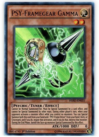 Amazon.com: YU-GI-OH! - PSY-Framegear Gamma (HSRD-EN031) - High-Speed Riders  - 1st Edition