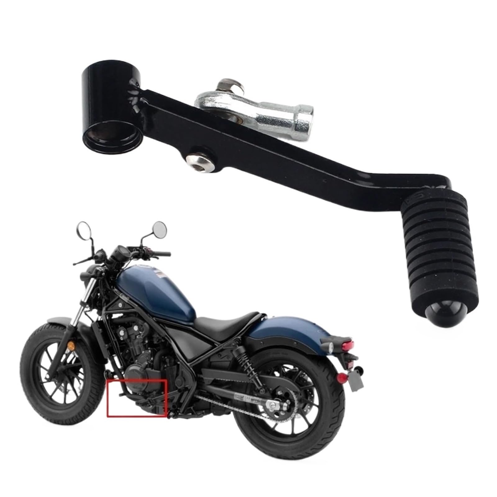 Qr0cjnpb One Color Motorcycle Gear Shifter Gear Shift Lever For Cb 500X/500F Cbr 500R Cmx 500 For Rebel Motorcycle Shifter Pedal Toe Pegs Cb500f Cbr500r Cmx500 2013-2021