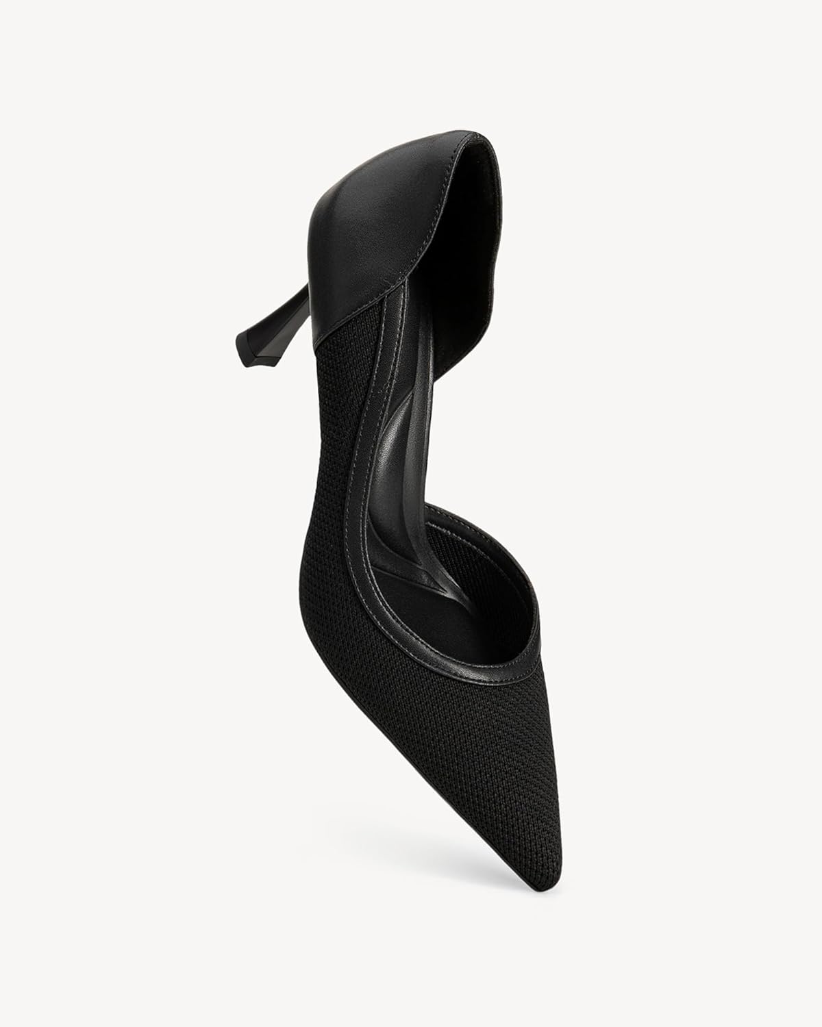 NEWBELLA Women's Elegant Kitten Heel Pumps - Pointed Toe Mid Heel Dress Shoes, Comfortable Office Pumps for Daily Commute & Professional Wear - Image 6