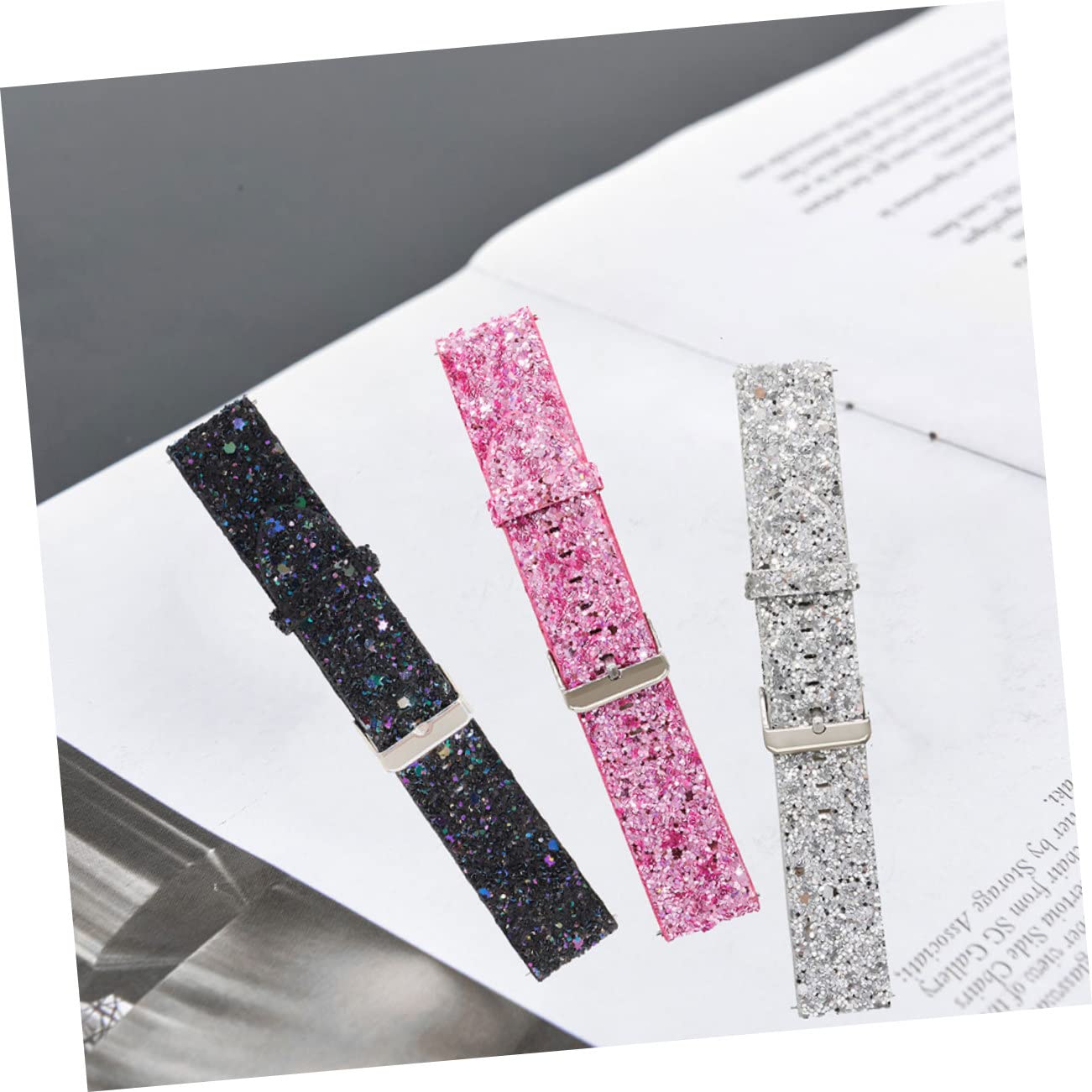 OSALADI Correa Brillante Correa De Reloj Reloj Reemplazable Banda Mujer es Pulsera Banda Decorativa De Pulsera Reemplazo De De Cuero De a De