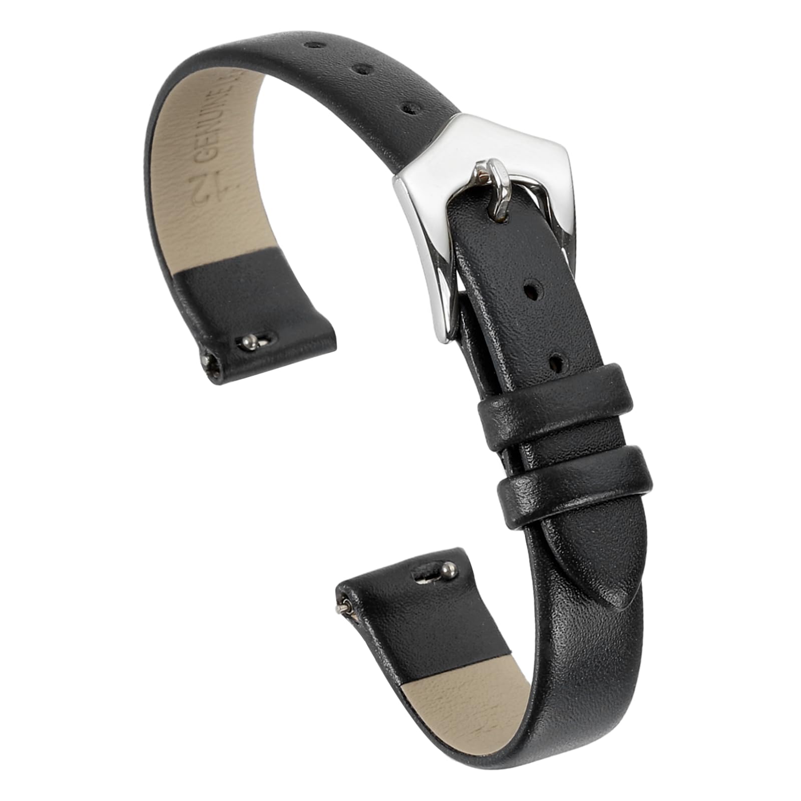 Correa de cuero genuino intercambiable para reloj de mujer cómodo 7
