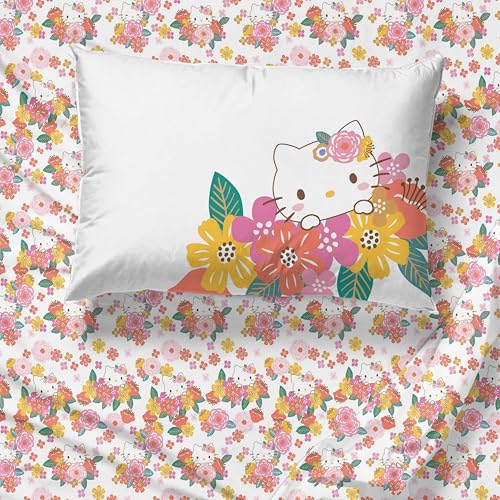Parure de lit Hello Kitty 4 pièces grand lit au design multicolore unique