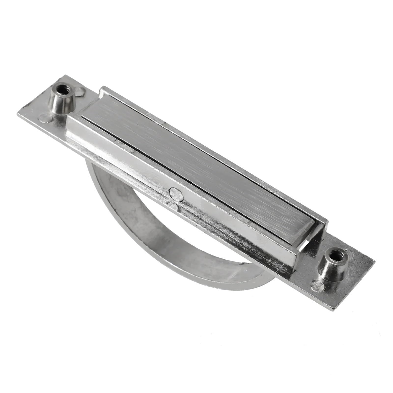 Recessed Silver Zinc Alloy Invisible Flush Handle for Cabinet Door