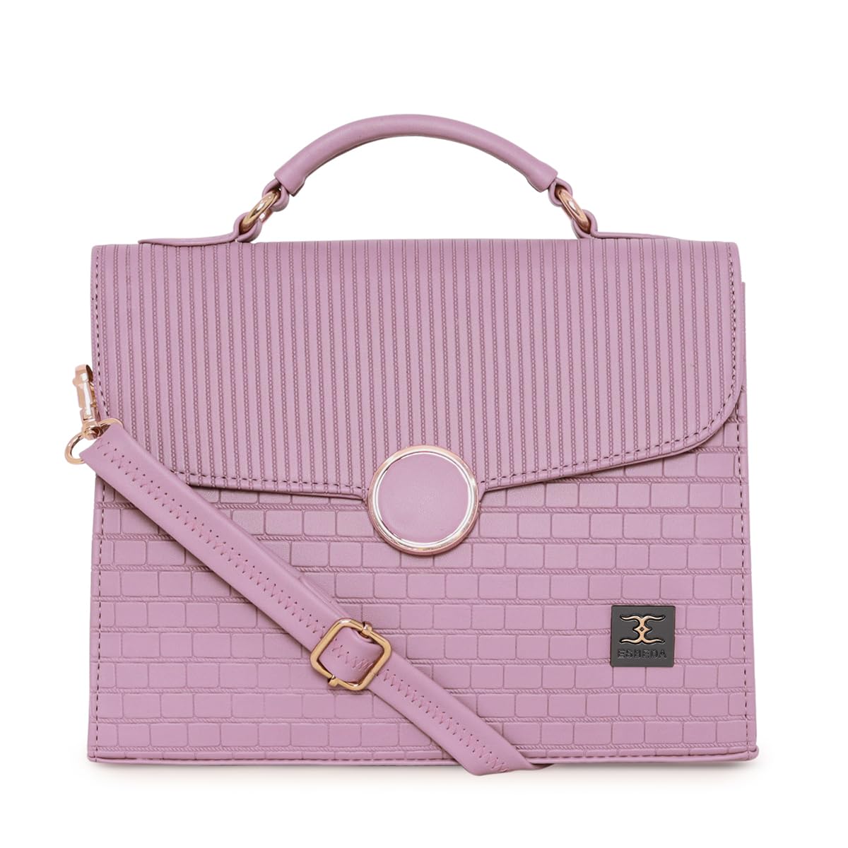 ESBEDA Purple Color Brick Embossed Sling bag For Women (B0D1YHF8CP) Amazon Price History, Amazon Price Tracker
