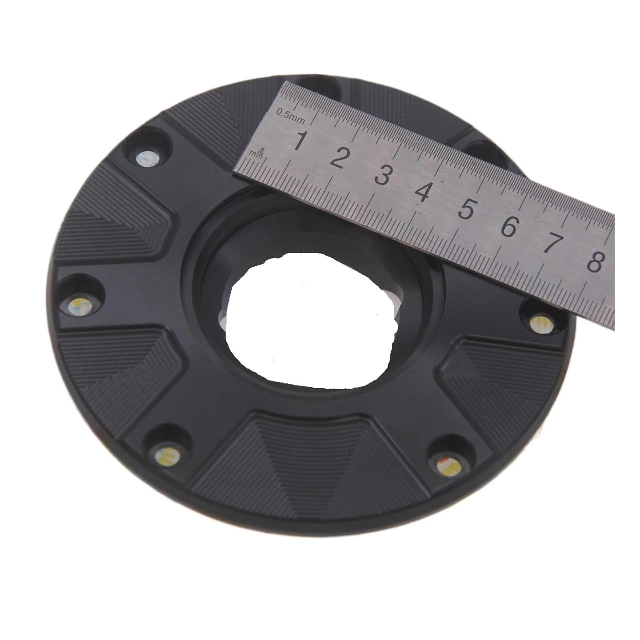 Tappo Serbatoio Carburante Moto Tappo Serbatoio Carburante Moto Copertura Benzina Per CB1000R 2008-2016 Protezione(Silver With L)