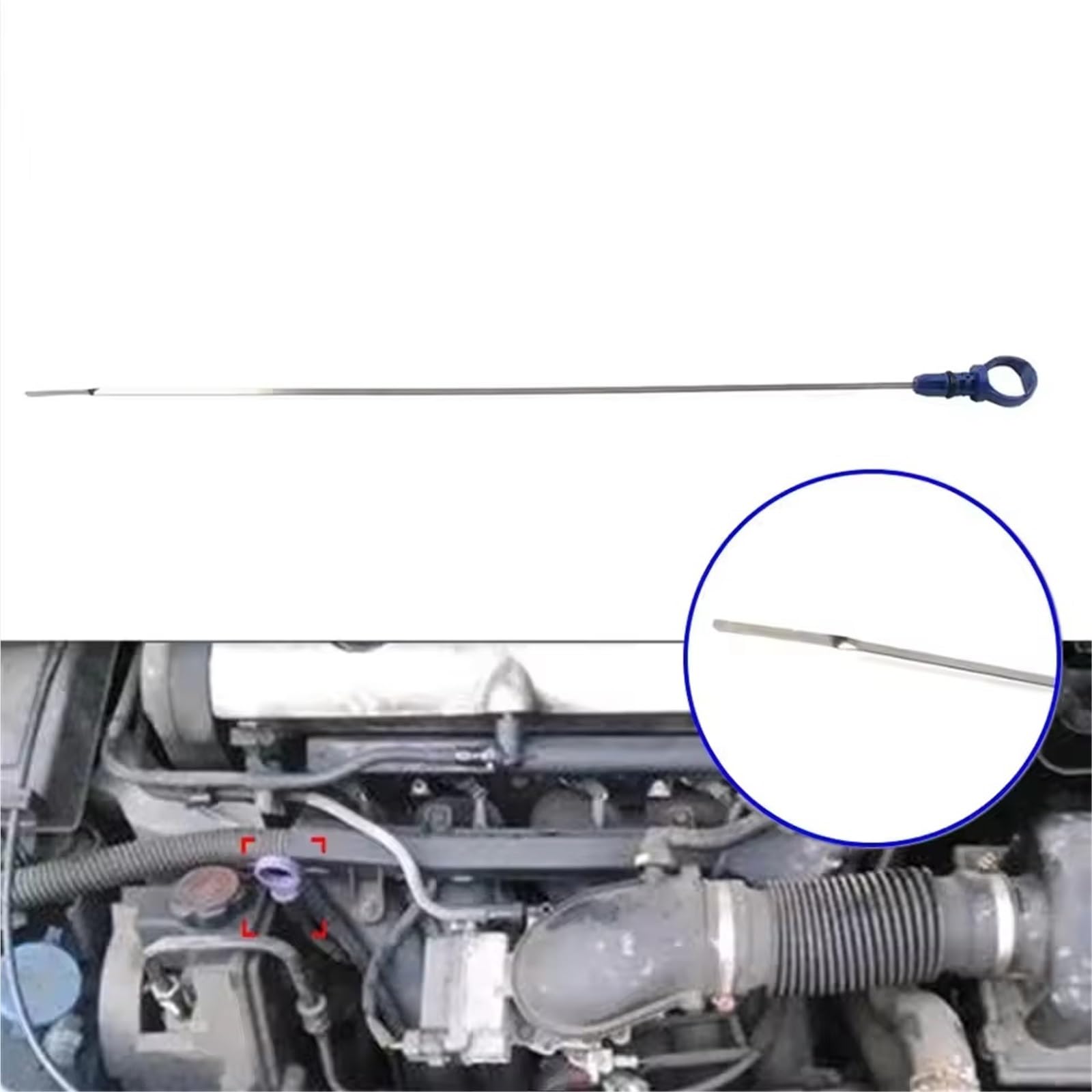 Specifiche per Peugeot 206 306 307 406 607 per Partner Car 2.0HDI Asta di Livello Olio Motore Strumento di misurazione fluidi OEM:117461