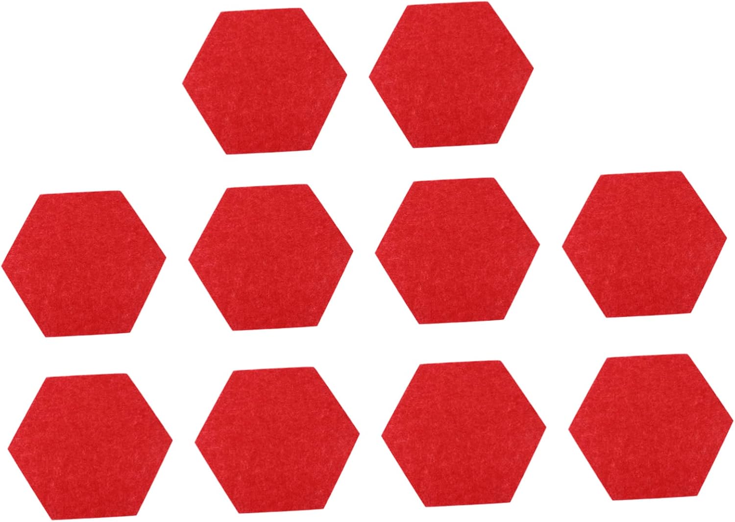 12pcs Felt Wall Sticker Office Message Board Hexagonal Display Board Photo Wall Display for Home
