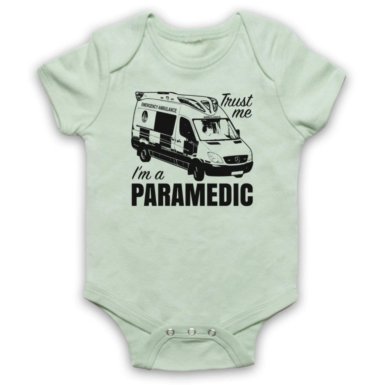 Barboteuse Bébé Ambulancier Croyez-Moi le cadeau de naissance original - 2