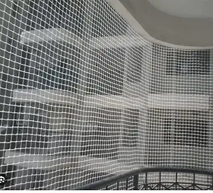 HSDS Anti Bird NET & Window Protection Camping Net (White) Camping Net Material HDPE Nylon net/Balcony net/Children Protect net (10 x 100 feet)