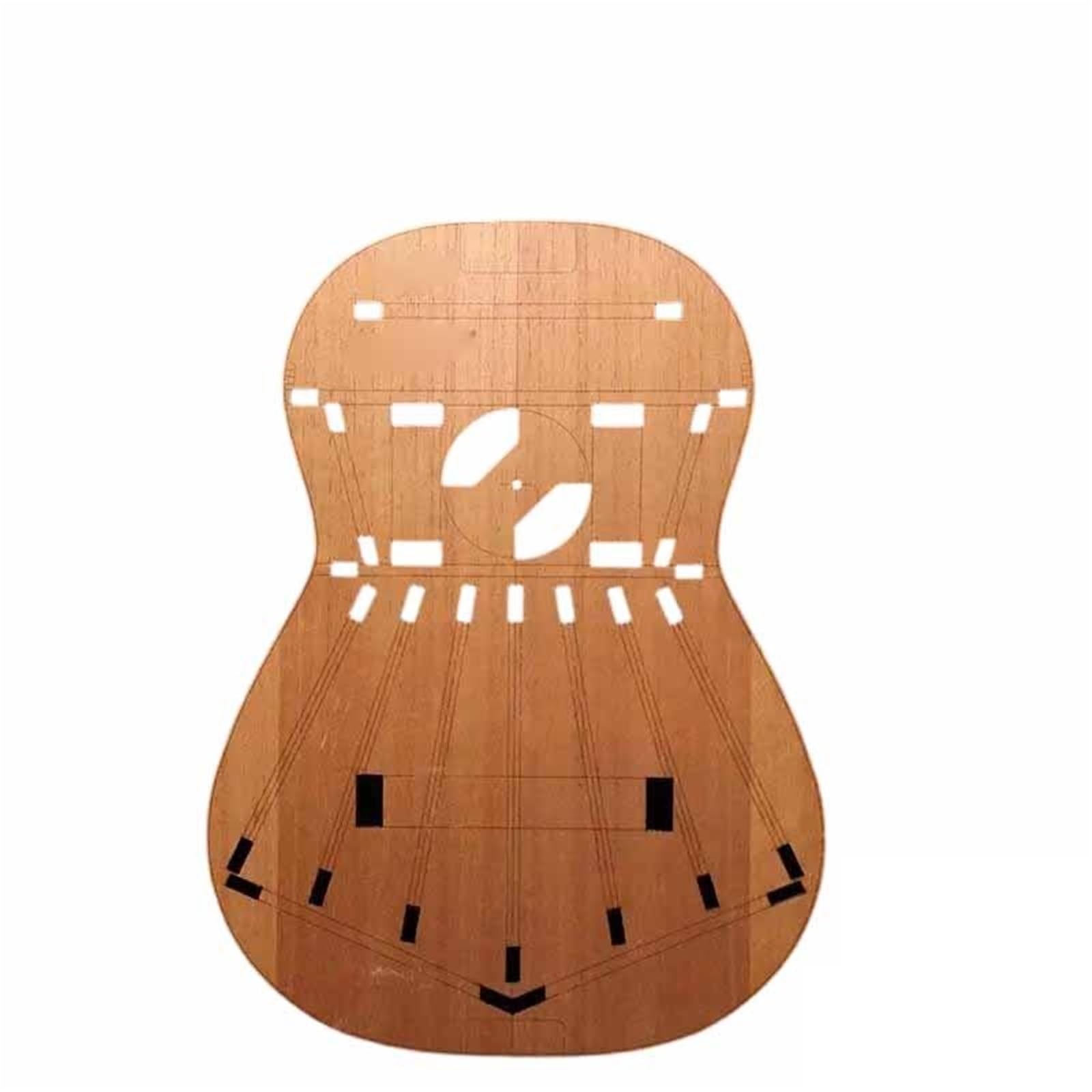 Strumenti per chitarra Classica Forma Di Chitarra Classica Stampo Raggio Sonoro Posizione Mappa Modello Acrilico Strumenti Per La Lavorazione(3/4)