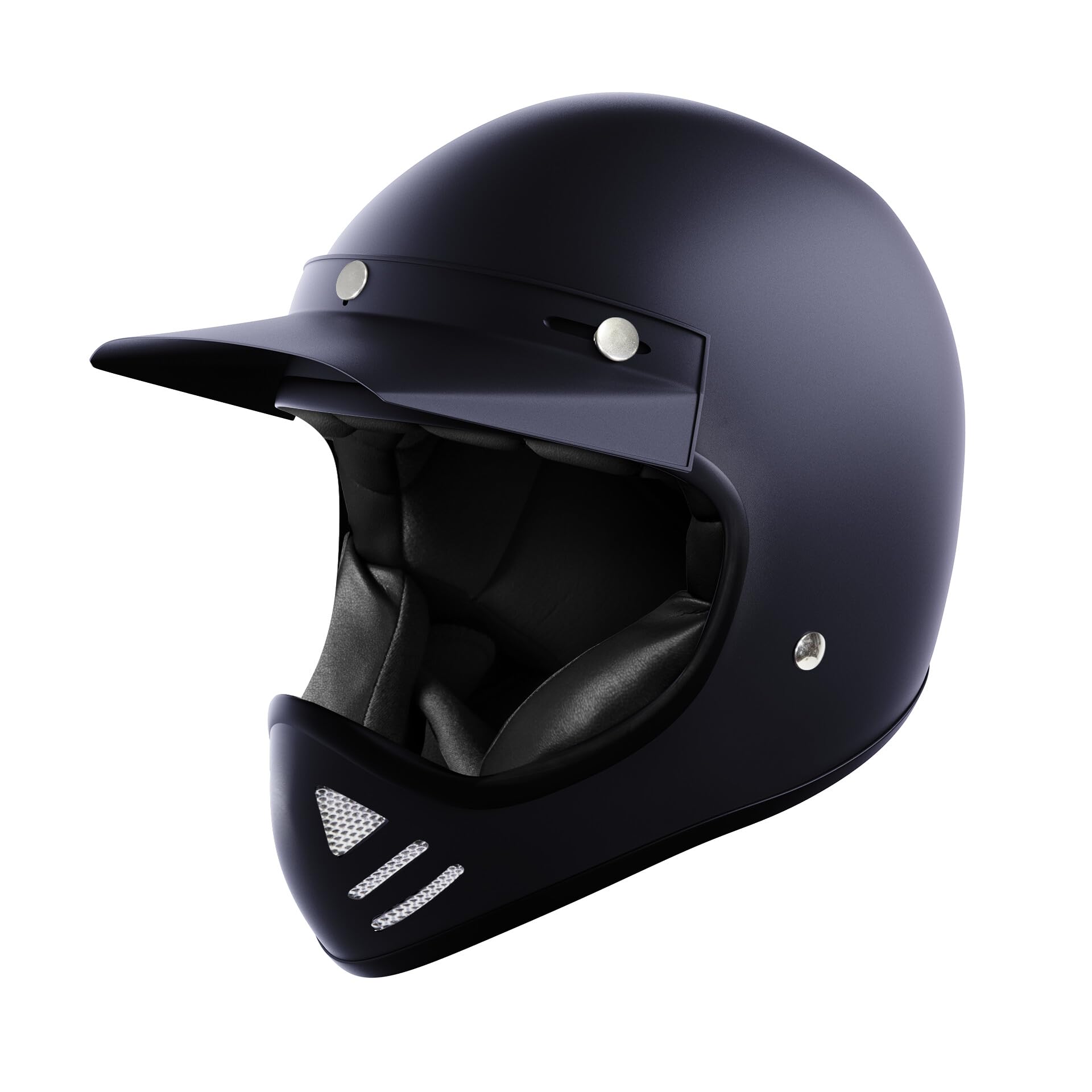 STORMER, Caschi cross moto CROSSROAD black mat, M