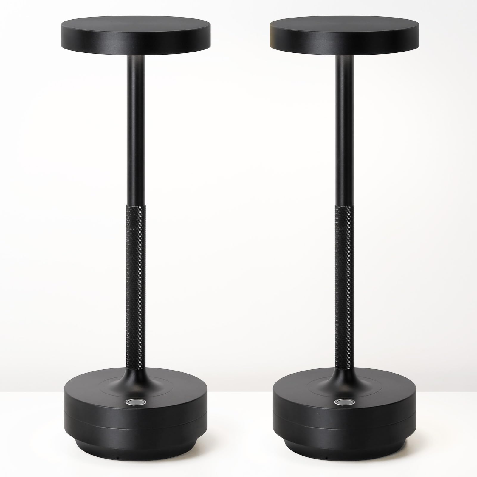Photo 1 of SHANGCAI LED Cordless Lamp 5000mAh Table Lights Rechargeable 2-Pack Black