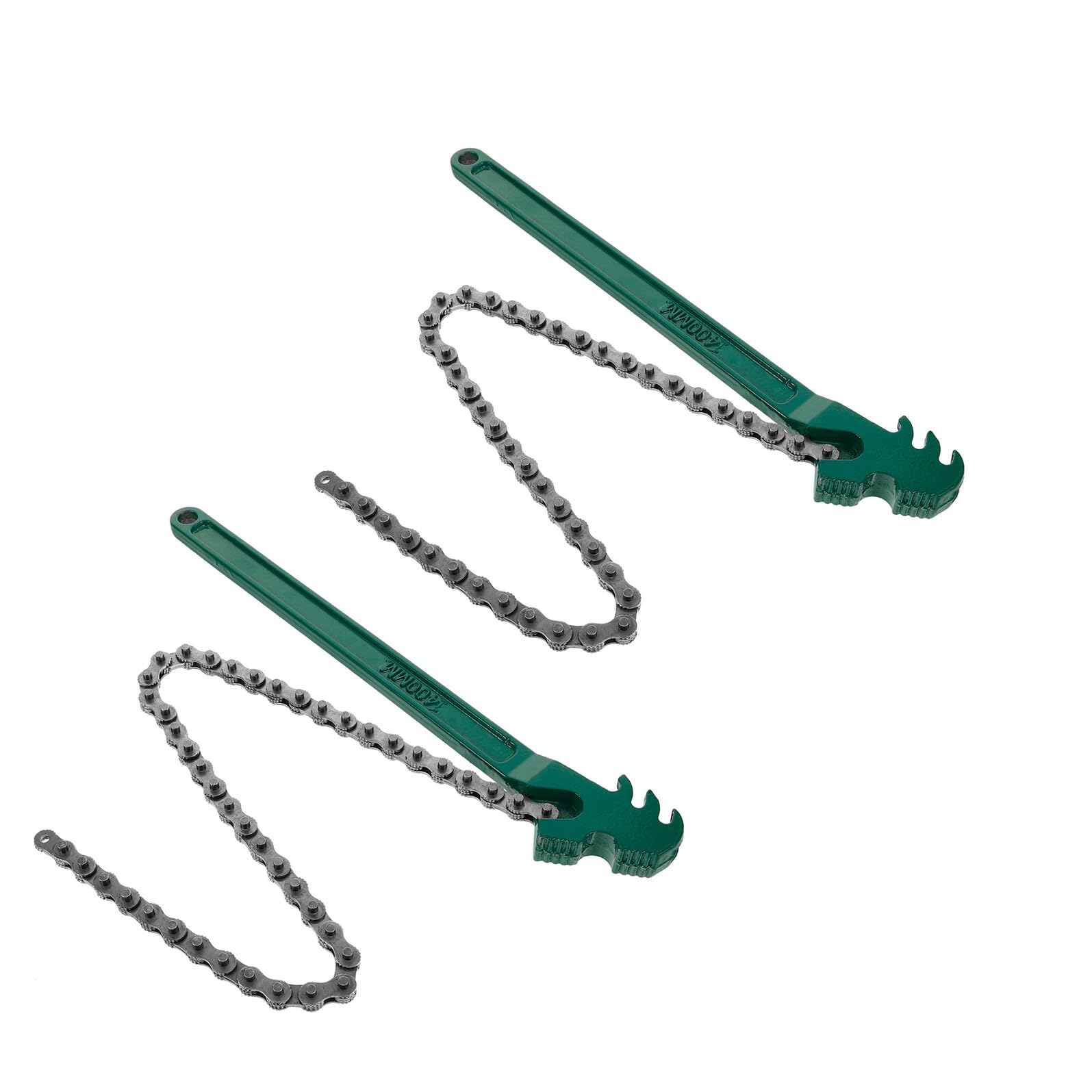 Abaodam Clé à Chaîne à Cliquet 12 Pouces Lot de 2 en Acier Haute Teneur en Carbone Outil Robuste pour et Filtre à Eau Clé Sangle Antidérapante Polyvalente pour Entretien Automobile et