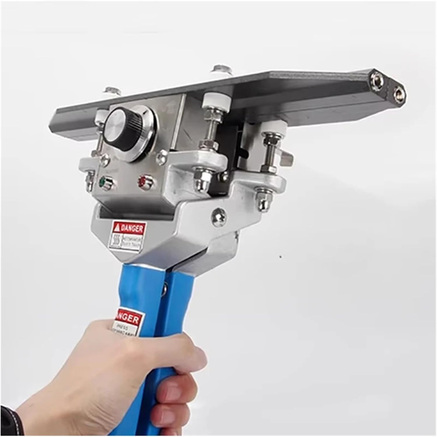 Sigillatrice portatile per sacchetti in alluminio con temperatura regolabile, termosaldatrice manuale da 300 W per carta kraft e fogli di alluminio, macchina compatta per confezionamento (200MM)