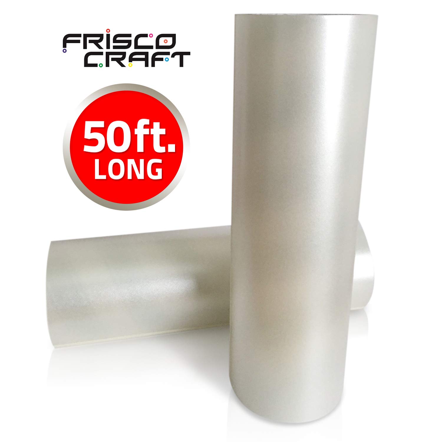 Frisco Craft C370 Transfer Tape for Vinyl 12" x 50 Feet Clear Lay Flat